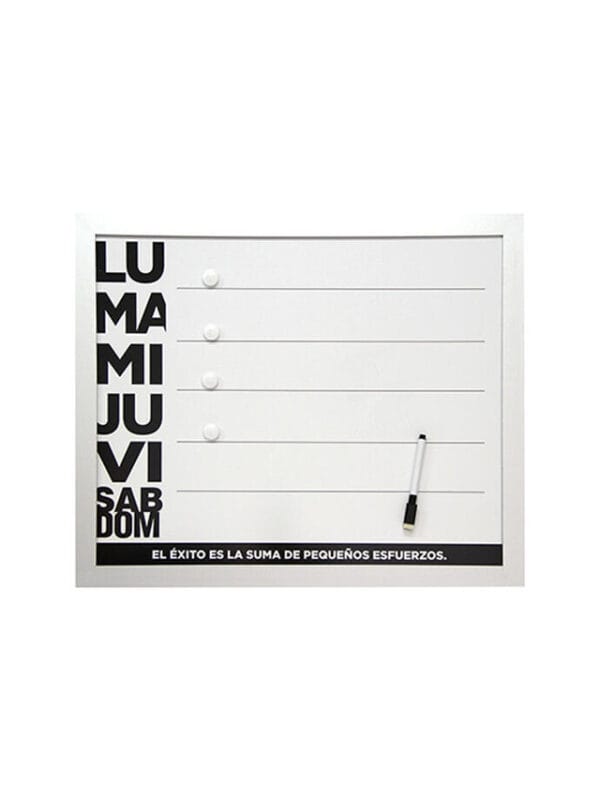 Pizarra Oficina Magnética con Imanes y Marcador 40X60 B Pizarra Oficina Magnética con Imanes y Marcador 40X60 B