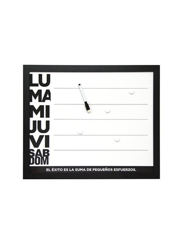 Pizarra Oficina Magnética con Imanes y Marcador 40X60 N Pizarra Oficina Magnética con Imanes y Marcador 40X60 N