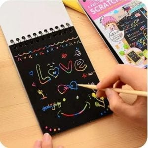 Anotador Libreta Papel Magico Popcorn Con Lapiz De Madera - vista 4