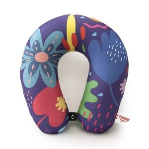 Almohada Viaje Inteligente Cuello Microperlas Microfibra Surtidas - vista 5