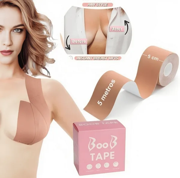 Cinta Para Busto Cinta Adhesiva Para Pechos Levanta Boob Tape 5 Mts Corpiño