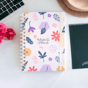 Cuaderno A5 Tapa Dura Anillado Frase Libreta Anotador Diseño - vista 6
