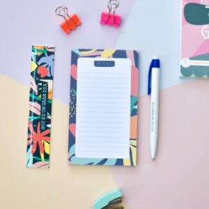 Set Anotador Libreta Block De 50 Hojas Con Birome Y Regla - vista 4