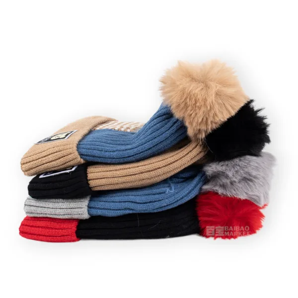 Gorro Lana Invierno Nino Hm-9054 Surtidos