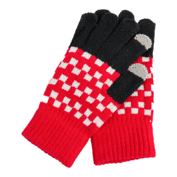 Guantes adultos 21cm Q520 Rojo2 Guantes adultos 21cm Q520 Rojo2