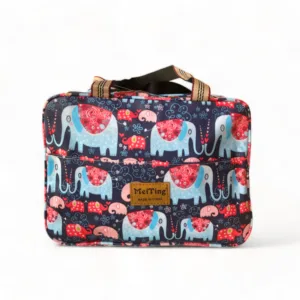 Lunchera Impermeable Elefantes 21x30 cm