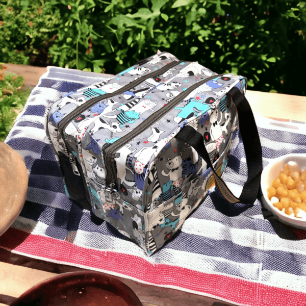 Lunchera Impermeable Animal doble Lunchera Impermeable Animal doble