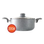 OLLA CACEROLA GRANITOS ANTIADHERENTE 22CM