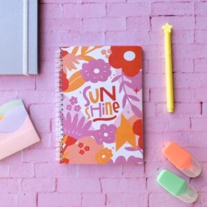 Cuaderno A5 Anillada Tapa Flexible Libreria Diseño - vista 5