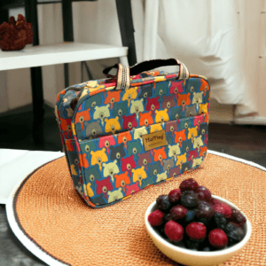 Lunchera Impermeable Osos multicolores 21x30 cm - vista 2