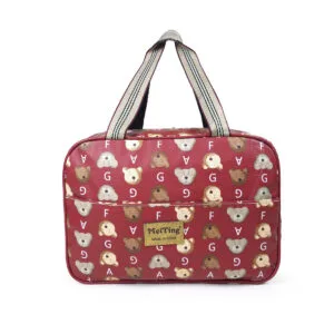 Lunchera Impermeable Letras y Osos 21x30 cm