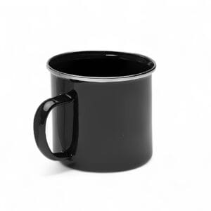 taza jarra negra