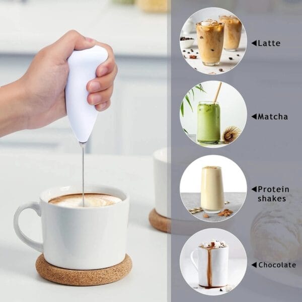 Batidor de cafe leche crema 2 Batidor de cafe leche crema 2