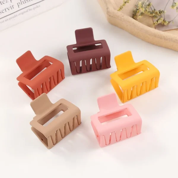 Broche Para El Pelo Cuadrados Colores Pasteles Surtidos 3 Broche Para El Pelo Cuadrados Colores Pasteles Surtidos 3