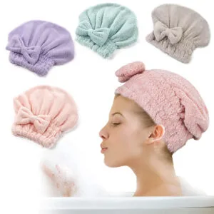 Gorro De Microfibra Para Secar El pelo Turbante de Toalla
