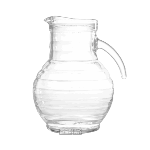 Jarra de Vidrio Espiral Resistente 1500ml