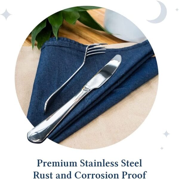 Juego de cubiertos de acero inoxidable 3 Juego de cubiertos de acero inoxidable 3