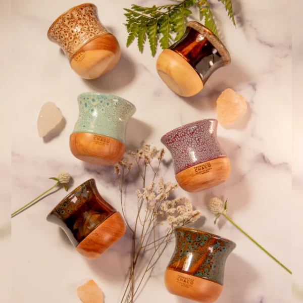 Mate Ceramica Madera Chaco Surtidos Mate Ceramica Madera Chaco Surtidos