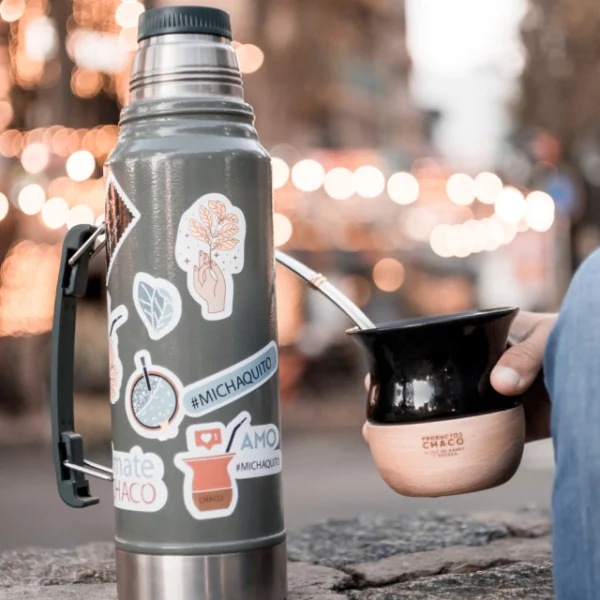 Mate Ceramica Madera Termo Mate Ceramica Madera Termo