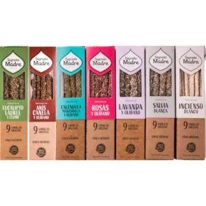 Sahumerio Incienso X9 Con Hierbas Natural Sagrada Madre