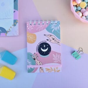 Mini Libreta Anillada Con Elastico Diseño 70 Hojas Varios Diseños - vista 8