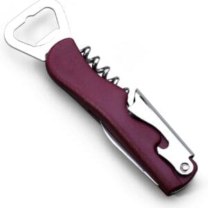 Abridor Destapador 3 En 1 Metal Vino Cerveza Sacacorchos - vista 4