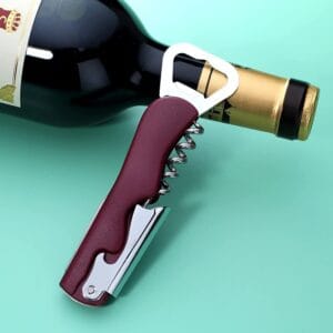 Abridor Destapador 3 En 1 Metal Vino Cerveza Sacacorchos - vista 2