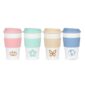 vaso para cafe termico con banda silicona