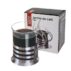 Jarro Mugg Cafe Vidrio Base Acero Inoxidable 200ml