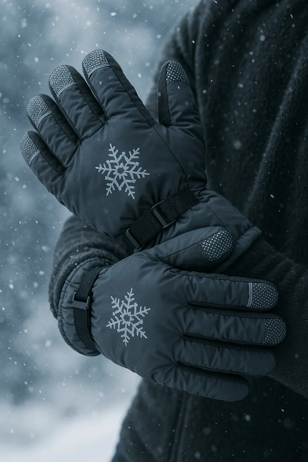 Guantes para Moto Regulables Con Corderito