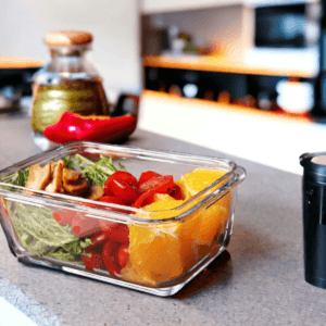 Tapper Vidrio Con Tapa 1040ml Cocina - vista 2
