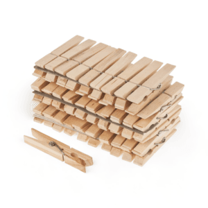 Broches Bamboo Para Ropa 20 Unidades 7cm