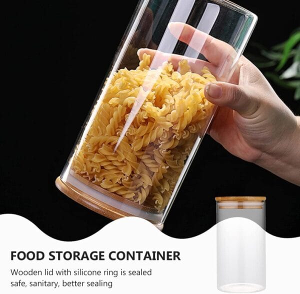 frasco de vidrio tapa madera 300ml 3 frasco de vidrio tapa madera 300ml 3