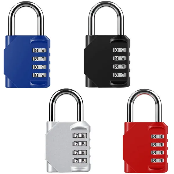 Candado De Combinación De 4 Dígitos Candado Impermeable Para Exteriores 1