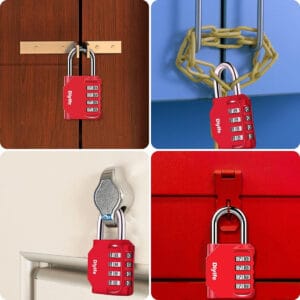 Candado De Combinación De 4 Dígitos Candado Impermeable Para Exteriores - vista 2