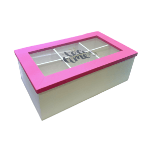 Caja de Té Madera 6 Divisiones - vista 2