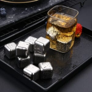 Kit Cubitos de Hielo de Acero Instantáneos Metal Enfriadores - vista 4