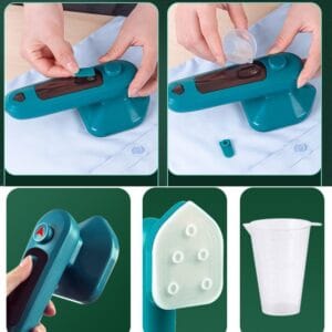 Mini Plancha A Vapor Con Cable - vista 2
