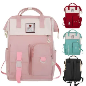 Mochila Grande Estudiante Muchos Bolsillos