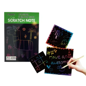 Anotador Libreta Papel Magico Con Lapiz De Madera Grande