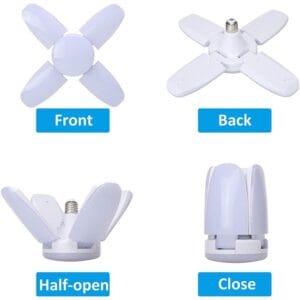 Luz Led Mini Fan Blade Plegable Aspa Ventilador - vista 4