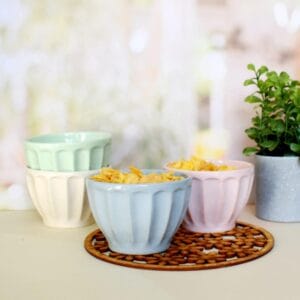 Bowl De Cerámica Colores Pasteles - vista 2