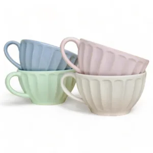 Tazón De Cerámica Colores Pastel