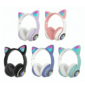 Auriculares Inalambricos Orejitas Gato Luces Colores