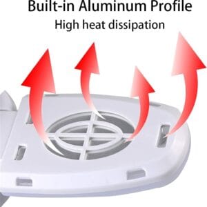 Luz Led Mini Fan Blade Plegable Aspa Ventilador - vista 2