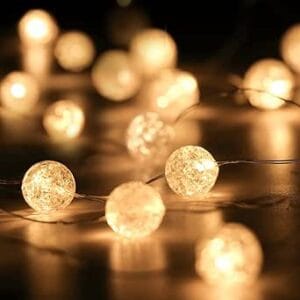 Guirnalda de Luces LED 28 Bombillas de Cristal Burbujas (Luz Cálida) - vista 3