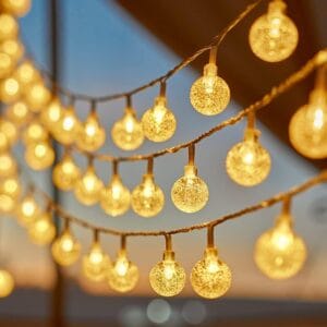Guirnalda de Luces LED 28 Bombillas de Cristal Burbujas (Luz Cálida) - vista 5