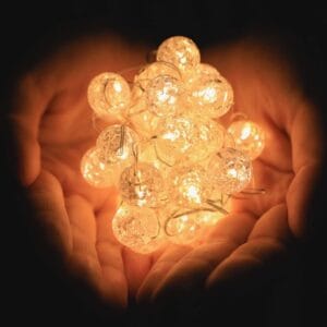 Guirnalda de Luces LED 28 Bombillas de Cristal Burbujas (Luz Cálida) - vista 6