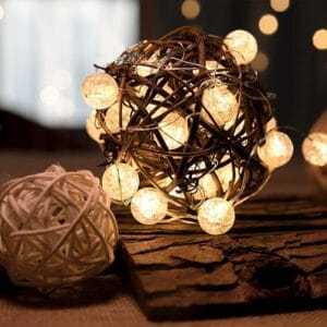 Guirnalda de Luces LED 28 Bombillas de Cristal Burbujas (Luz Cálida) - vista 7
