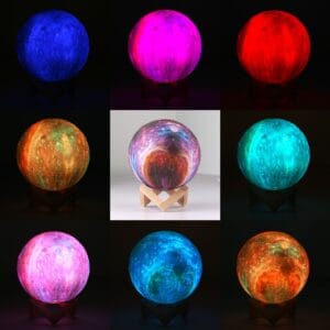 Lampara Led Planeta Con Base Usb - vista 2